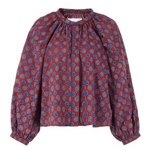 100%cotton button front top